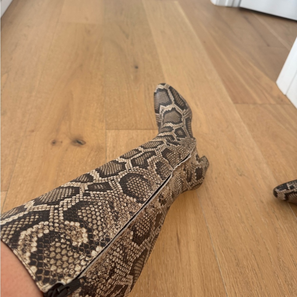 Vince Textured Leather Boots - Picture 7 of 8